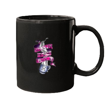Discover Coffee Fun Death Before Decaf Coffee New School Tattoo Mugs
