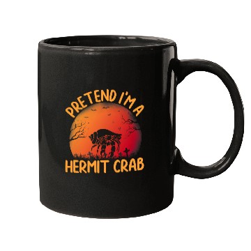 Discover Pretend Im a Hermit Crab Group Matching Halloween Holiday Mugs