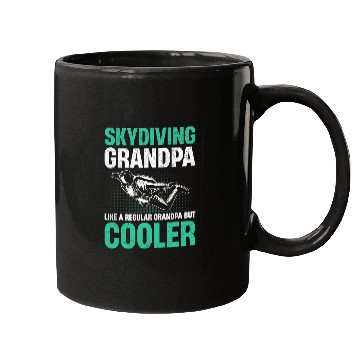 Discover Mens Base Jumping Skydiving Grandpa Like a regular Grandpa Cooler Mugs