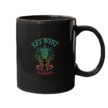 Discover Turtle Pet Key West Florida Sea Turtle 4 Mugs