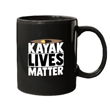 Discover Kayak Women Rafting Male Adults Paddling Watersport Mugs