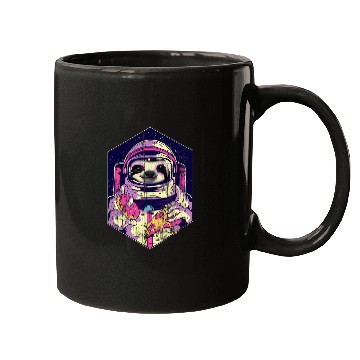 Discover Sloth Pet astro space shuttle Mugs