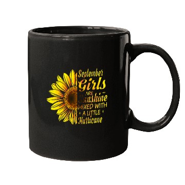 Discover Sunshine mixed with a little Hurricane September born Mugs