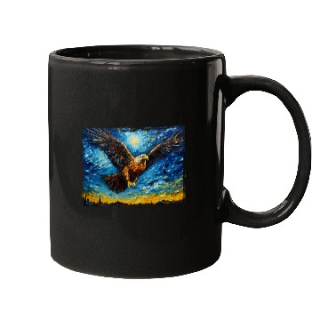 Discover Majestic Flying American Bald Eagle Mugs
