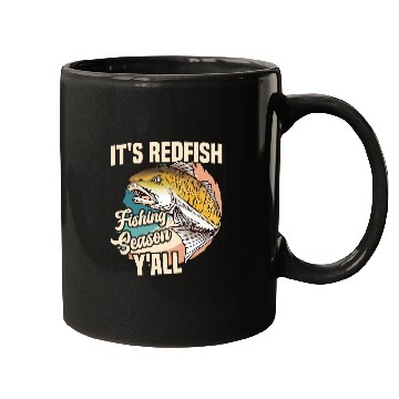 Discover Redfish Fisher Rod Lure Accessories Redfish Fishing Mugs