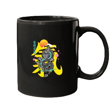 Discover Japanese Dragon Asia Tattoo Mugs