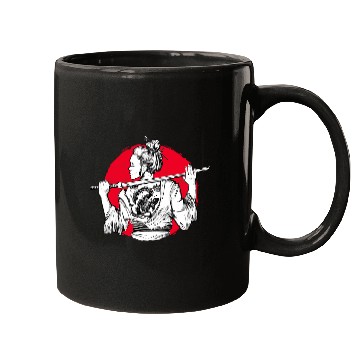 Discover Samurai Girl Tattoo Japan Katana swords Ninja Warrior Mugs
