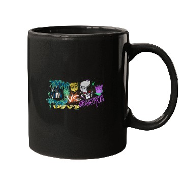 Discover Kids Transformers Optimus Prime Vs Megatron Retro Graffiti Paint Mugs