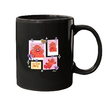 Discover Panda Pet Turning Red Red Panda Mei Grid Mugs