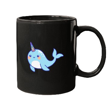 Discover Cute Sea Unicorns Rainbow Narwhal Mugs