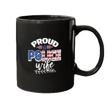 Discover Proud Police Wife Mugs
