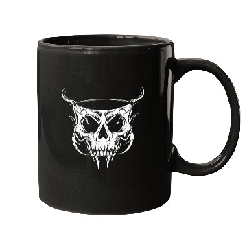 Discover Skull Skeletons Scary Spooky Halloween Costume Horror Mugs