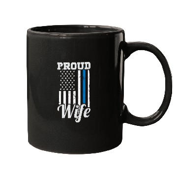 Discover Proud Police Wife 1 Mugs