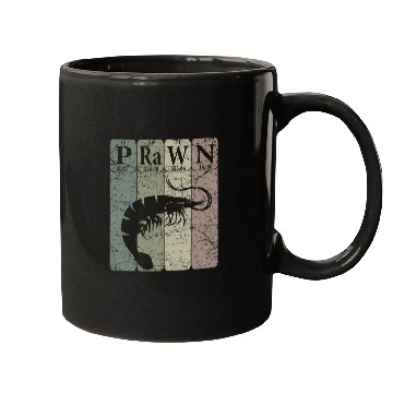 Discover Shrimp Prawn Periodic Table Elements Seafood Shrimp Retro 2 Mugs