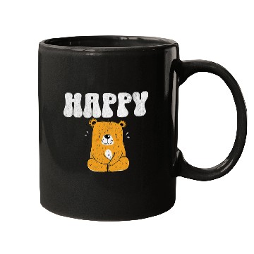 Discover Bear Pet Cheerful Bear Illustration for Joyful Mugs