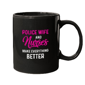 Discover Police Wife nurses Life RN Mom 10 Mugs