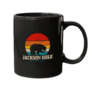 Discover Bear Pet Jackson Hole Wyoming Grizzly Bear vintages Jackson Hole Mugs