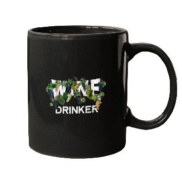 Discover Wines Fun Grape Vine vintages Drinking Design Mugs