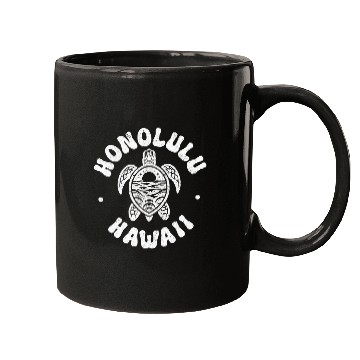 Discover Turtle Pet Honolulu Hawaii Surf Sea Turtle Pride Beach Surfer Mugs