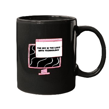 Discover The Sky Is The Limit With Technology Retro Designs Present Mugs