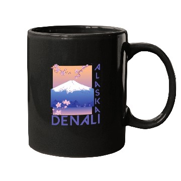 Discover Nature Hike Denali Mountain Hiking Mountaineer Outdoor Mugs