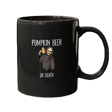 Discover Beer Fun Grim Reaper Pumpkin Beer or Death Mugs