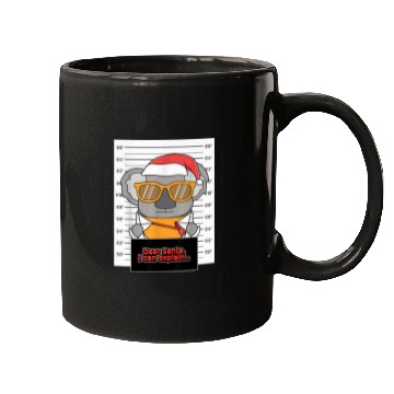 Discover Koala Pet Dear Santa I Can Explain Koala Glasses Criminal Christmas Mugs