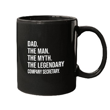 Discover Secretary Job THE MAN THE MYTH THE LEGENDARY COMPANY SECRETARY Mugs