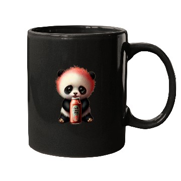 Discover Panda Pet Drinking Lemonade Panda Bear Soda Pop Summer Teddy Bears Mugs