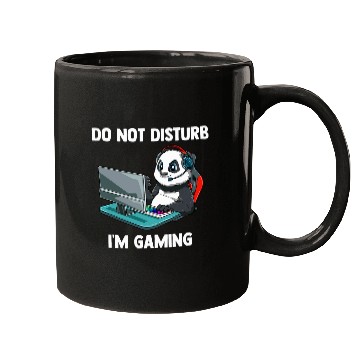 Discover Panda Pet Do Not Disturb Funny Video Gaming Panda Gamer Mugs