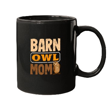 Discover Owl Pet Enthusiast Barnw Owl Mom Funny Barn Owl Tyto Alba Mugs