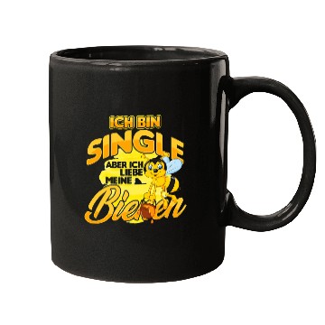 Discover Single beekeeper beekeeping beekeeping bees honey bee honeycomb gift Mugs