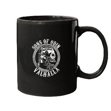 Discover Sons of Odin Valhalla for Vikings and Northmen Mugs