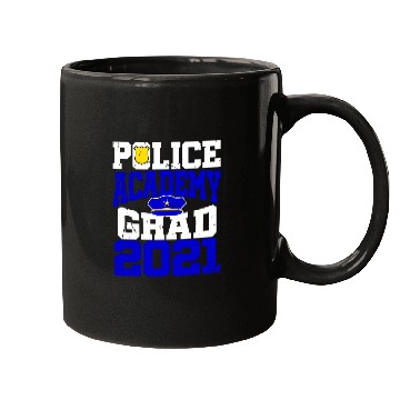 Discover Police Officer Graduation Academy Gift Mugs