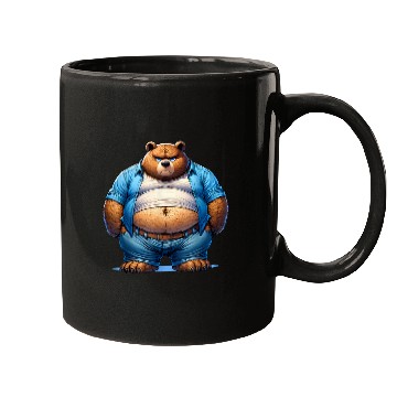 Discover Bear Pet Chubby Bear Paradise Adorable Kawaii Style Bear 2 Mugs