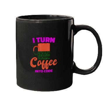 Discover Coffee Fun I Turn Coffee Into Code Programmer Computer Science Mugs
