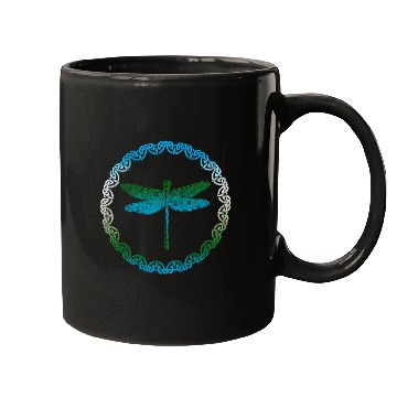 Discover Celtic Knot Dragonfly Mugs