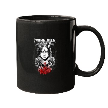 Discover Beer Fun Hail Satan I Occult Baphomet Mugs
