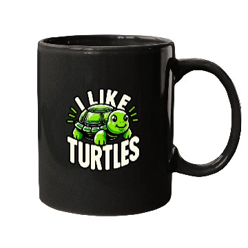 Discover Turtle Pet I like Turtles 7 Mugs