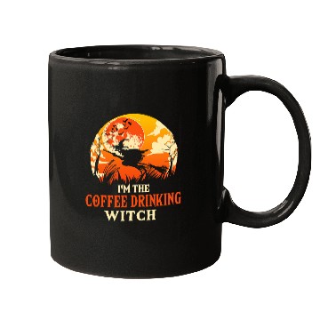 Discover Coffee Fun I m The Coffee Drinking Witch Matching Family Halloween 2 Mugs