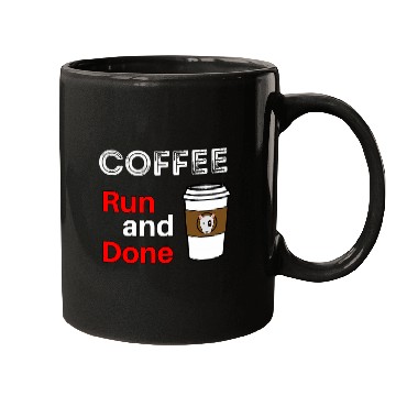 Discover Coffee Fun Run and Done Coffee Lovers Mugs