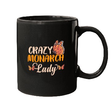Discover crazys Monarch Lady Mugs