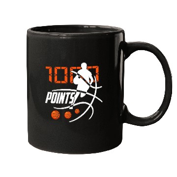 Discover 1000 Points Basketball Scorer High School Basketball Player 14 Mugs