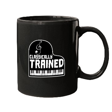 Discover A classically trained music lover pianist keyboard player Mugs
