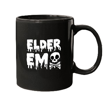 Discover Elder Emo Goth Skeletons Skull Dark Music Mugs