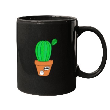 Discover Cute Cactus In Halloween ghosts TerraCotta Pot Mugs