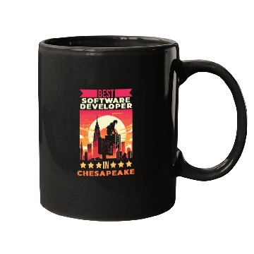 Discover bests Software Developer In Chesapeake Code Craftsmen America Mugs