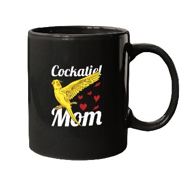 Discover Cockatiel Mom Parrot Bird Animal Birdwatching Cockatiel Mugs