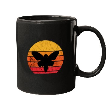 Discover Cicada Swarm Bug Magicicada Brood Retro vintages Sunset Mugs
