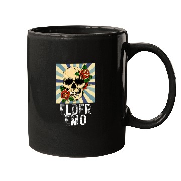 Discover Elder Emo Funny Emo Music Fan Scene Alternative 90s Kids Pun 9 Mugs